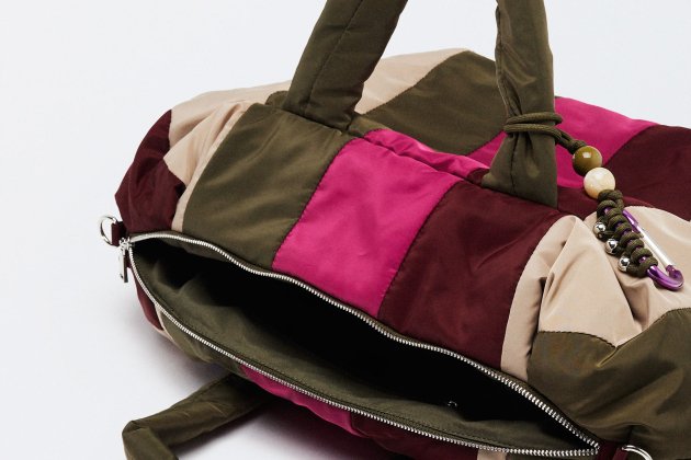 Bolso shopper con rayas Bolso shopper con rayas