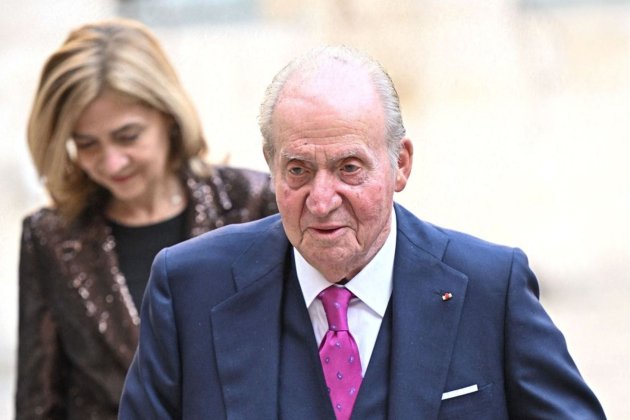 Juan Carlos I y la infanta Cristina