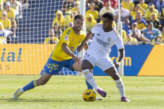 Kirian Rodríguez i Rodrygo durant Las Palmas Reial Madrid