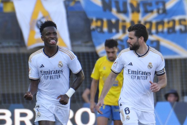 Vinicius celebrando el gol del empate / Foto: EFE