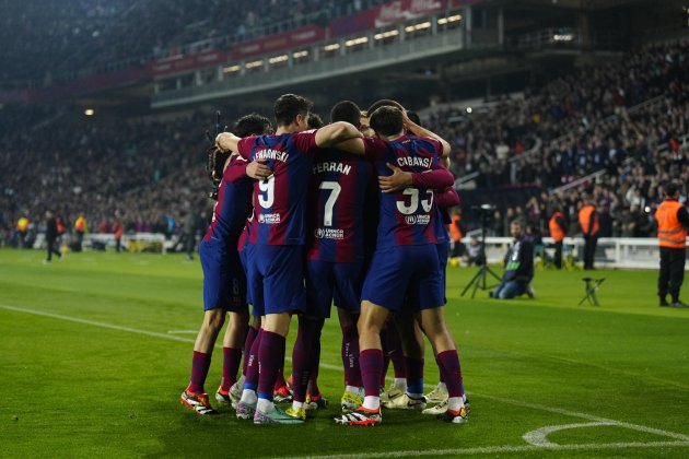 Barça celebración gol / Foto: EFE Barça celebración gol / Foto: EFE