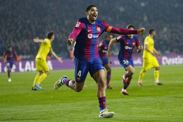 Ronald Araujo celebració gol Barça / Foto: EFE
