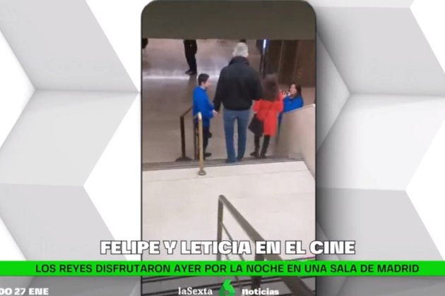 Felipe Letizia cinema La Sexta Felipe Letizia cinema La Sexta