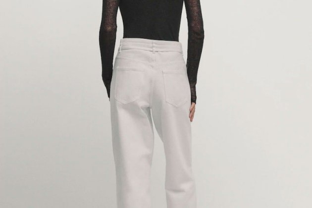 Jeans de tiro alto Jeans de tiro alto