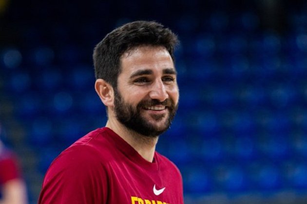 Ricky Rubio entrenament Barça Palau / Foto: @FCBbasket Ricky Rubio entrenament Barça Palau / Foto: @FCBbasket