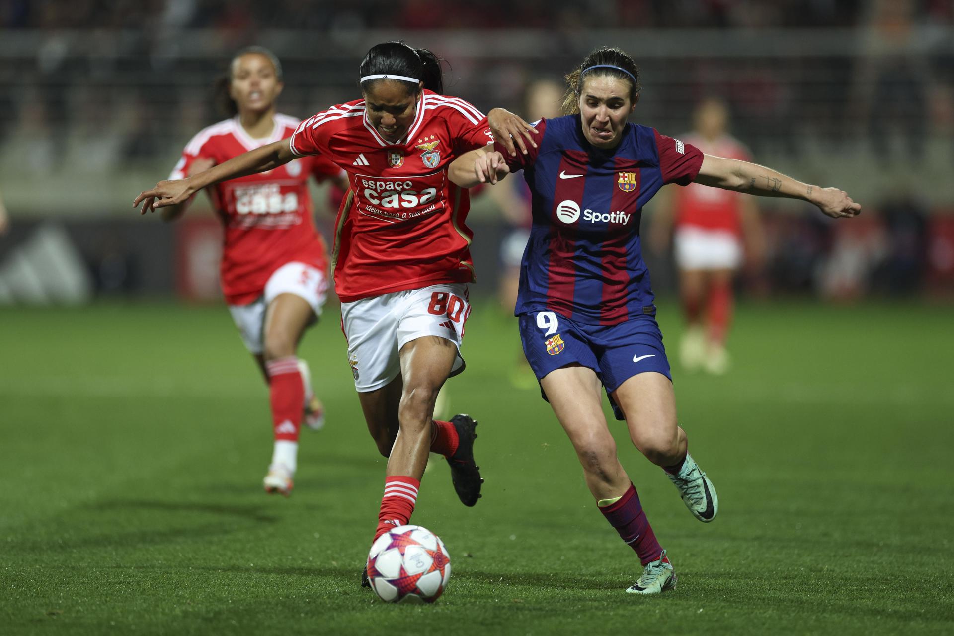 El Barça cierra la fase de grupos de la Champions femenina con un inesperado empate ante el Benfica (4-4)