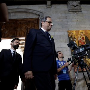 Torra va oferir a l'Estat que enviés un representant de "perfil secundari" a la presa de possessió