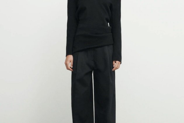 Pantalons negres full length pinzas1 Pantalons negres full length pinzas1