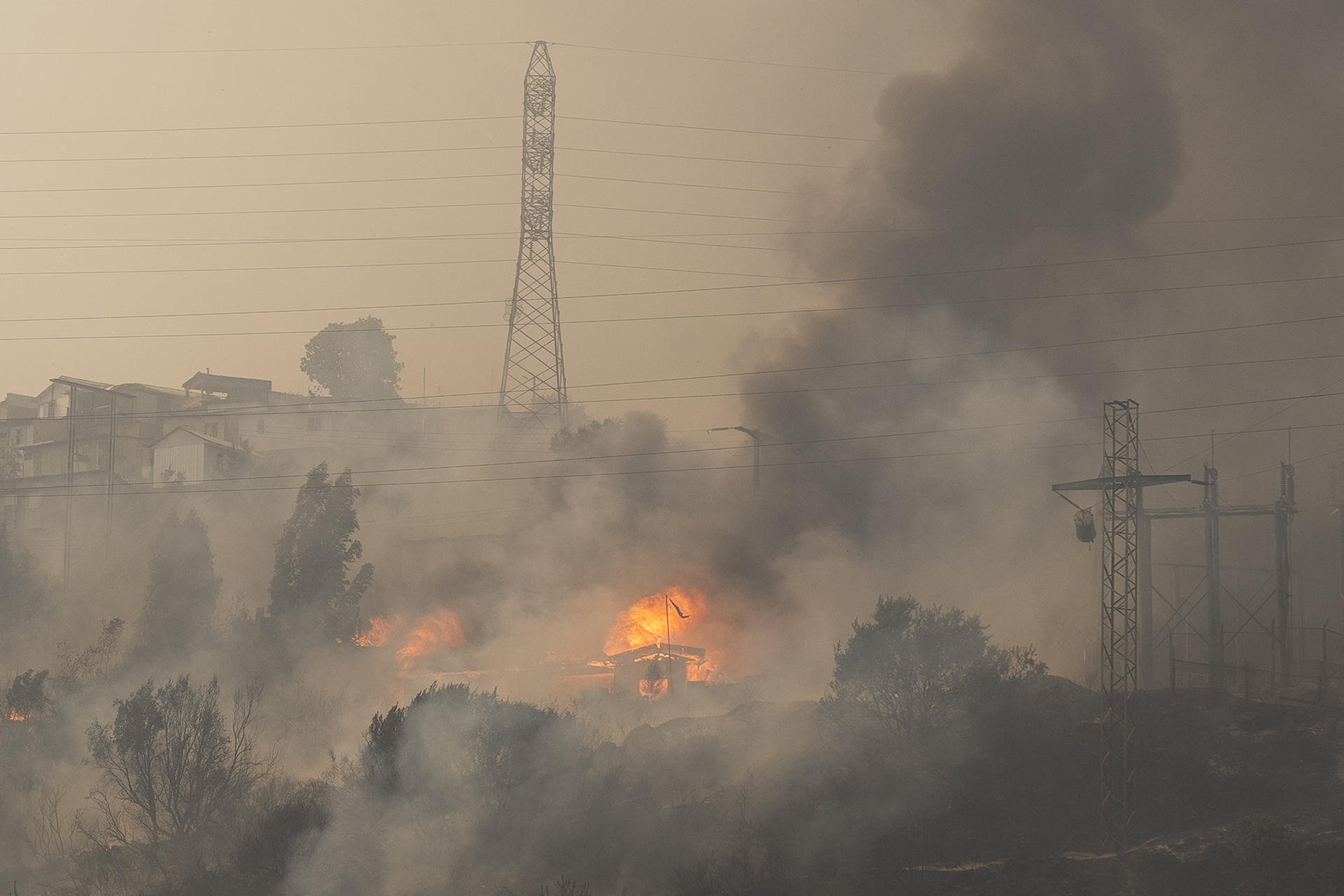 Pugen a 112 els morts pels incendis a Xile, que podrien ser intencionats