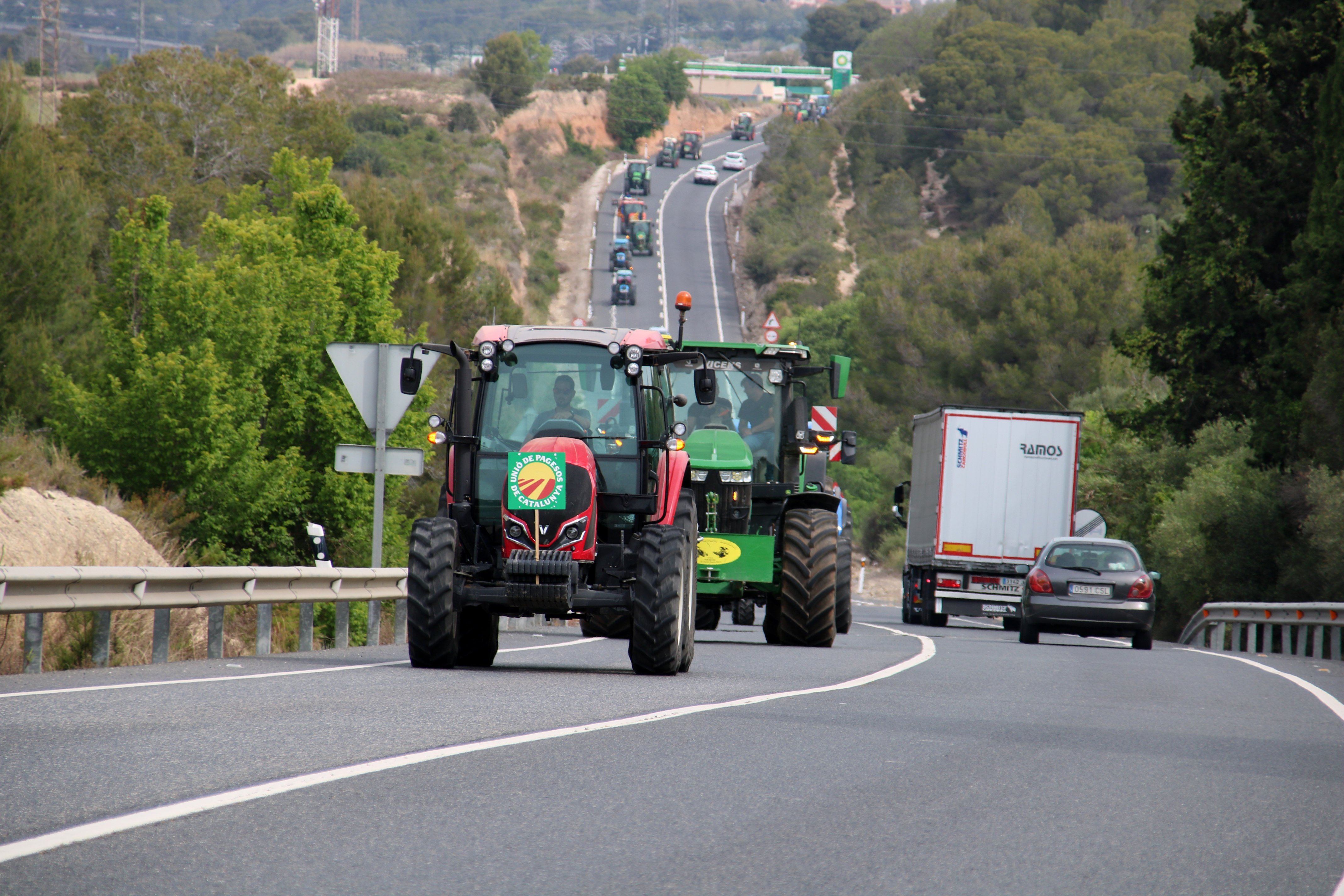 Cortes en las carreteras por la protesta agrícola en Catalunya: horarios y movilizaciones | MAPA
