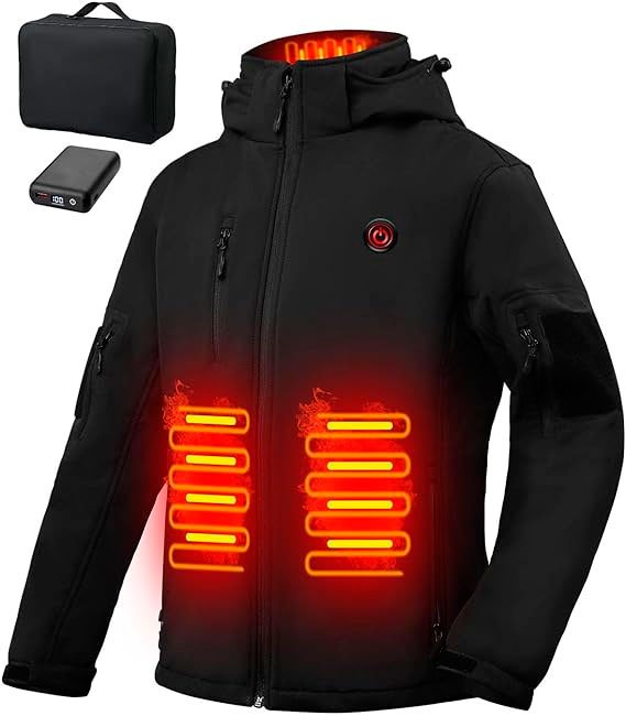 Chaqueta calefactable con capucha desmontable Brimekey Chaqueta calefactable con capucha desmontable Brimekey