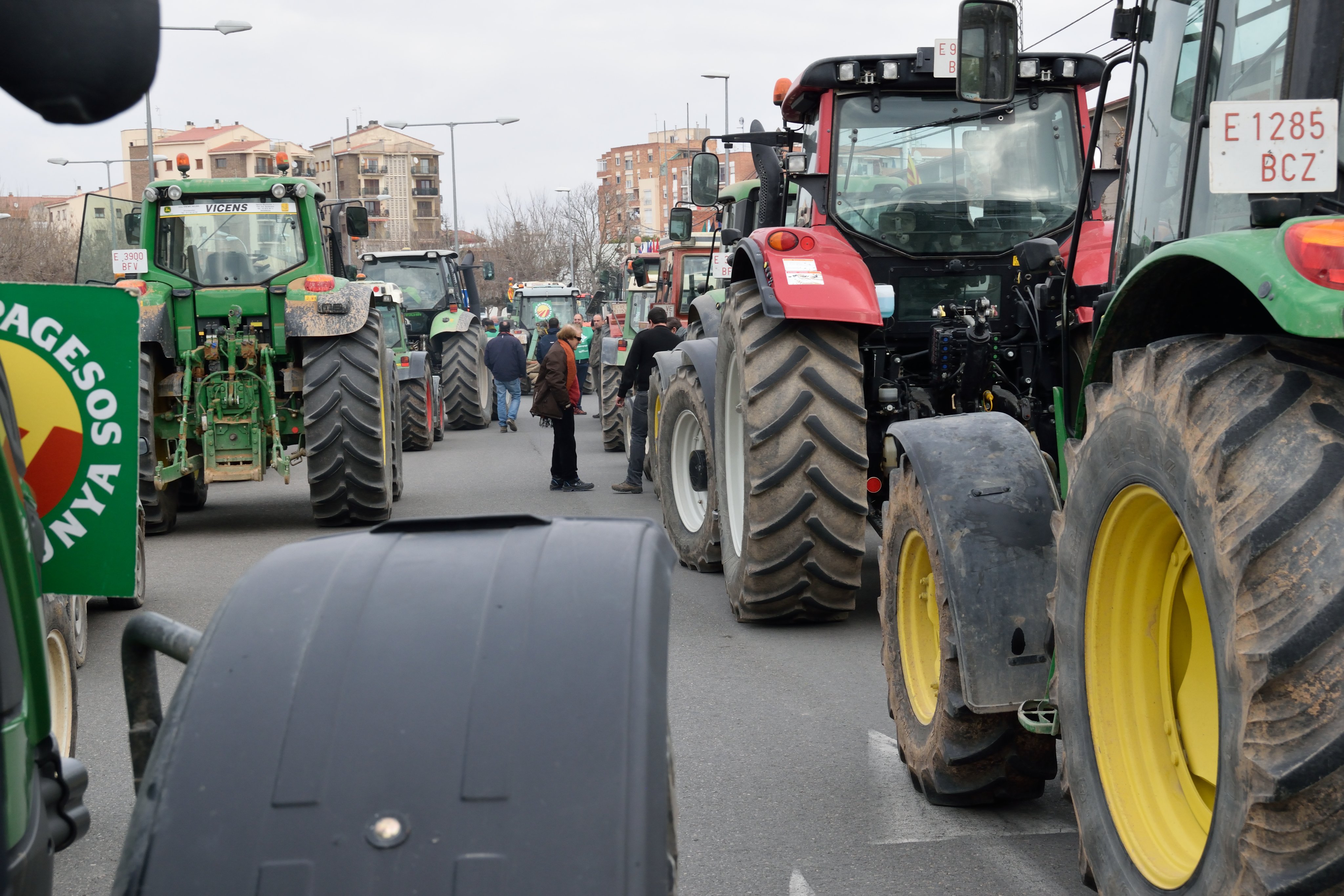 Previsió d'una jornada 'negra' a les carreteres catalanes per les protestes agrícoles