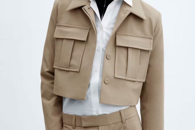 Chaqueta crop bolsillos1 Chaqueta crop bolsillos1