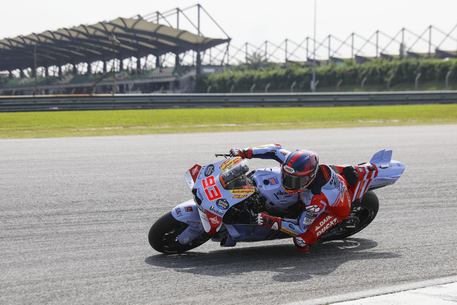 Marc Márquez, ridículo con la Ducati de Gresini, el hazmerreír en Sepang