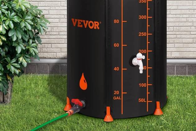VEVOR Barril De Lluvia Plegable 379 L Colector de Barril de Agua de Lluvia Tanque de Agua de Lluvia Portátil Sistema de Recolección de Agua de Lluvia 1000D PVC con Grifo para Recolectar Agua, Negro VEVOR Barril De Lluvia Plegable 379 L Colector de Barril de Agua de Lluvia Tanque de Agua de Lluvia Portátil Sistema de Recolección de Agua de Lluvia 1000D PVC con Grifo para Recolectar Agua, Negro