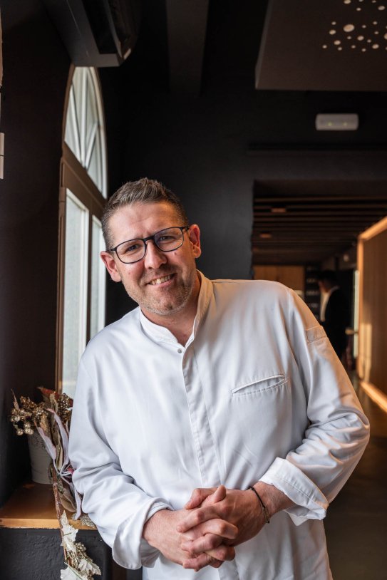 El chef Vicent Guimerà, en el Espacio Manso / Foto: Jordi Domènech