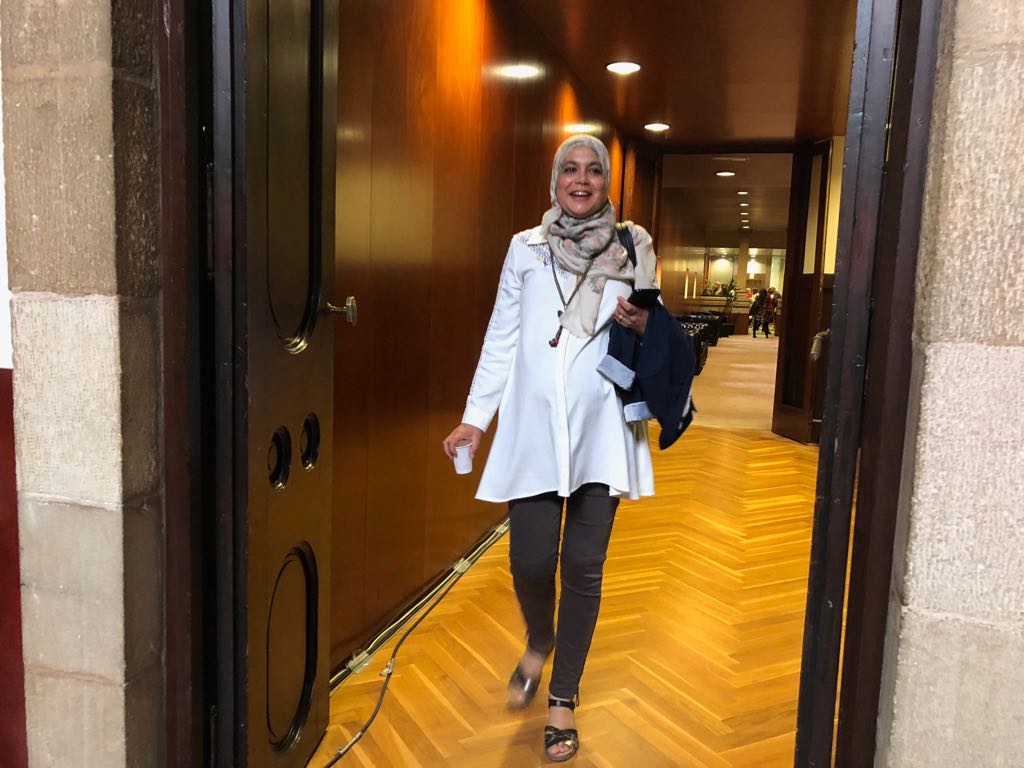 La diputada d'ERC Najat Driouech va ser mare l'endemà de la investidura