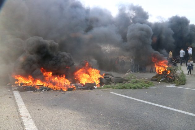 Barricada AP 7 Medinya Campesinos / ACN 