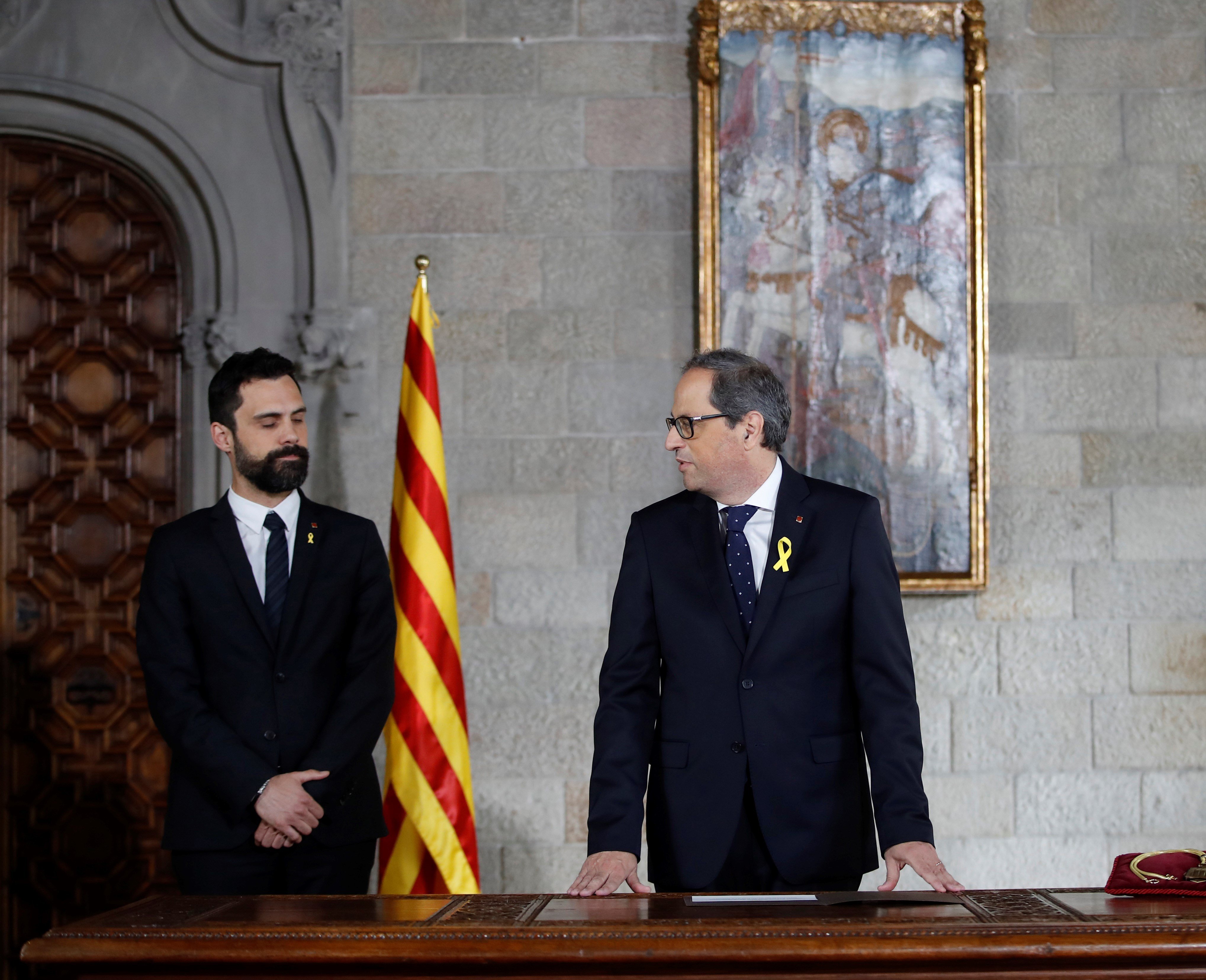 Torrent denuncia la "enésima injerencia" por el veto de Rajoy al Govern