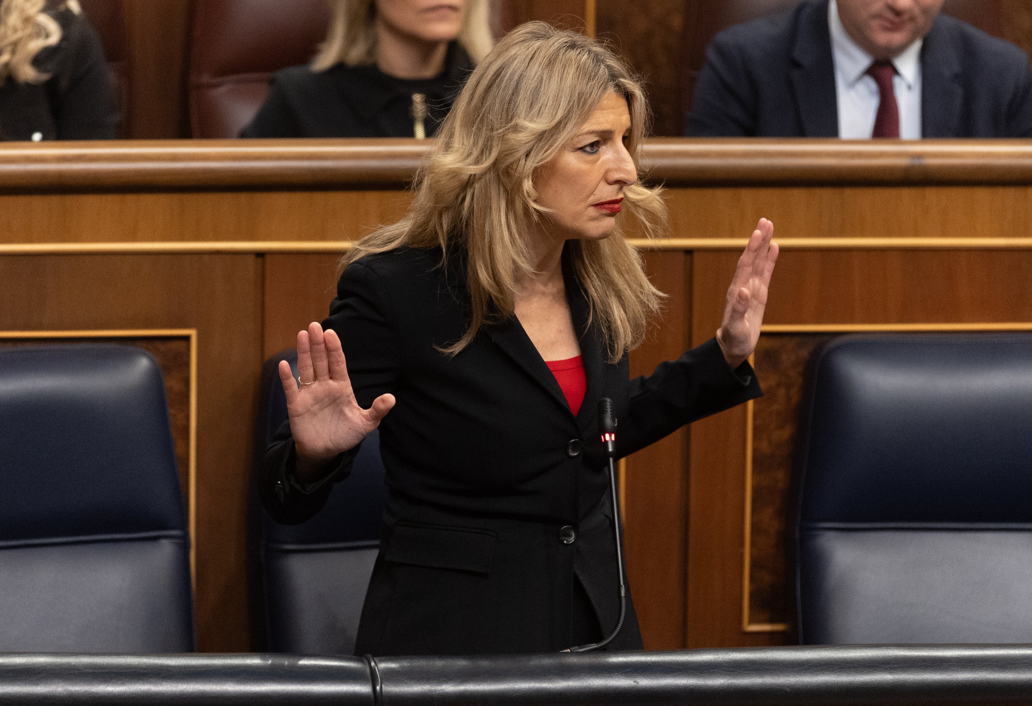 Yolanda Díaz rechaza la propuesta de Sánchez a Junts para la amnistía de acortar instrucciones