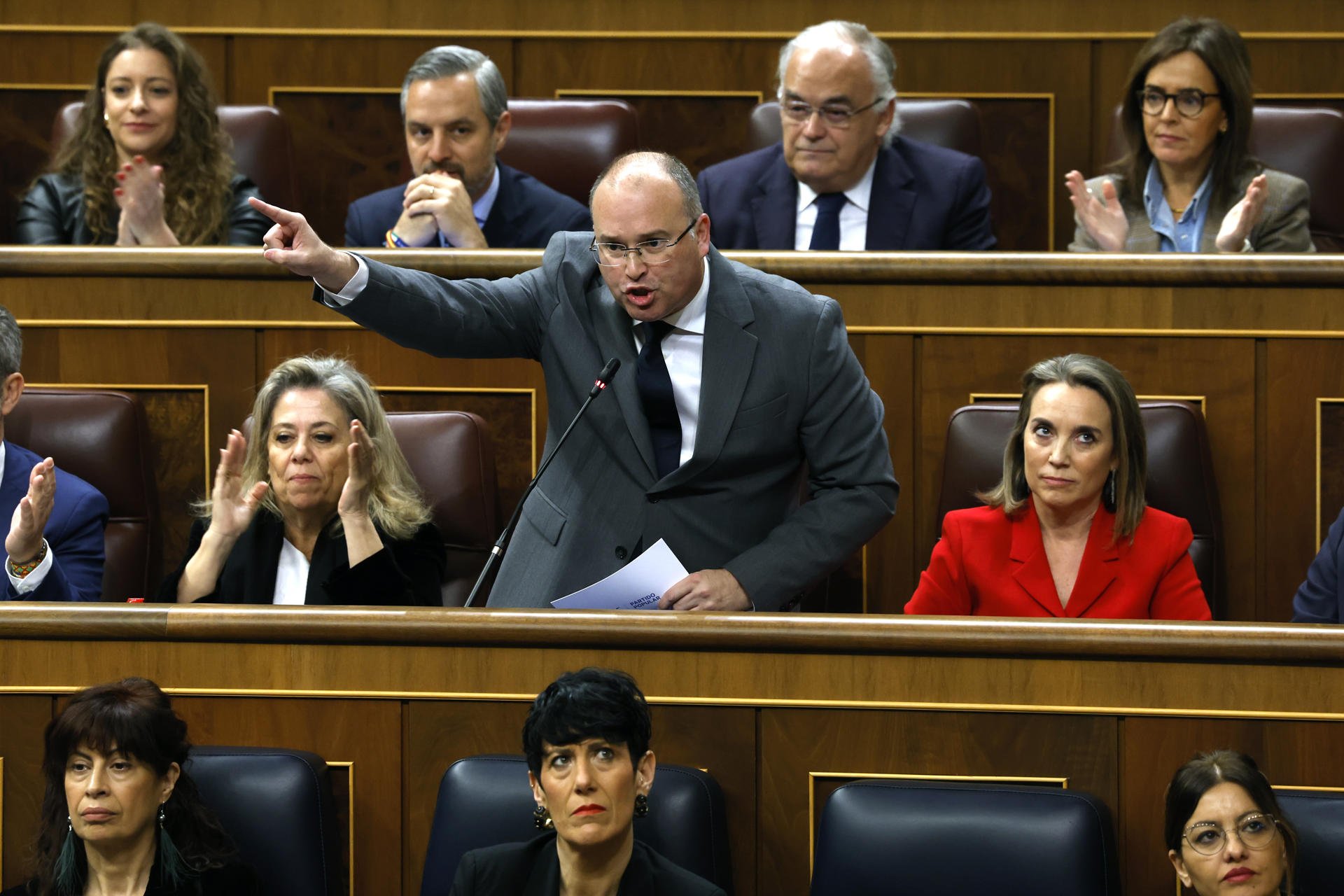Ofensiva del PP contra Bolaños por la amnistía: “Armas con potencial destructivo” y “cacicada”