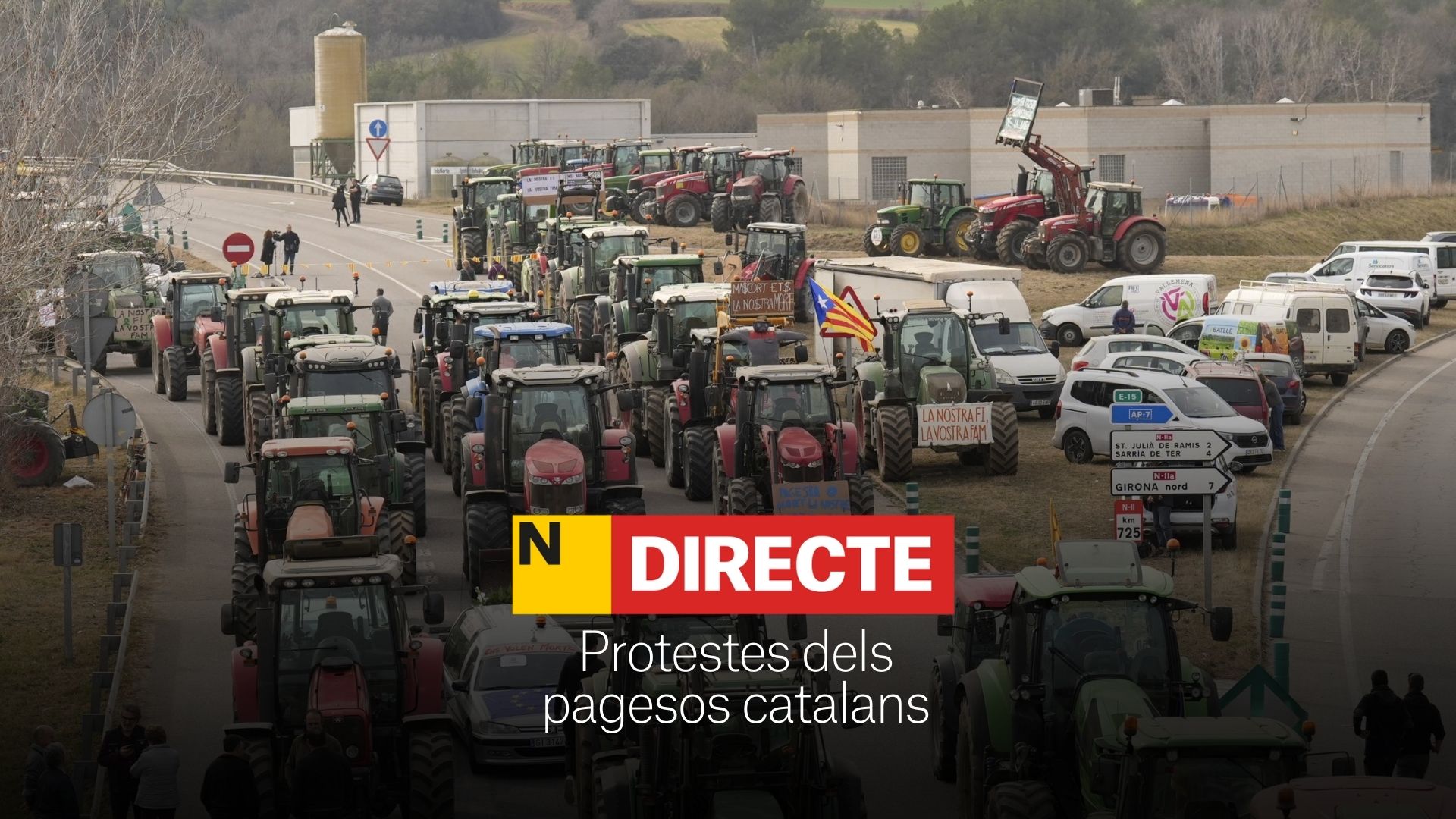 Els pagesos tallen les fronteres amb França, DIRECTE | Carreteres tallades avui, última hora