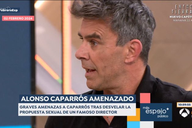 Alonso Caparros en Espejo Público / Antena 3 Alonso Caparros en Espejo Público / Antena 3