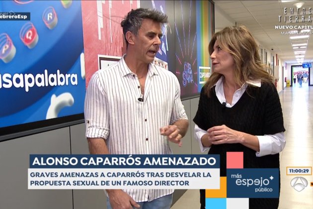 Alonso Caparros y Gema López en Esepjo Público / Antena 3 Alonso Caparros y Gema López en Esepjo Público / Antena 3