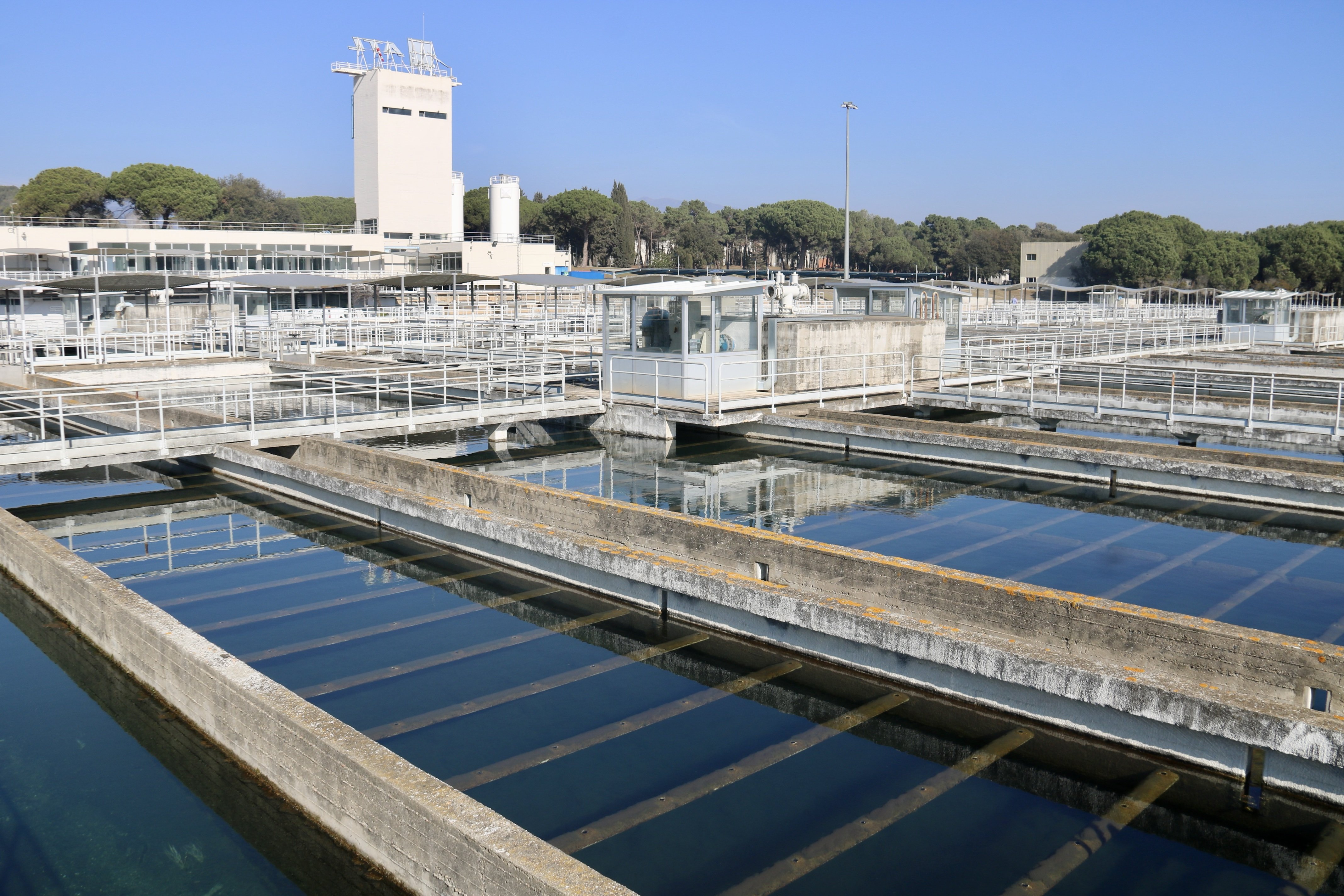 Planta potabilitzadora del Ter a Cardedeu