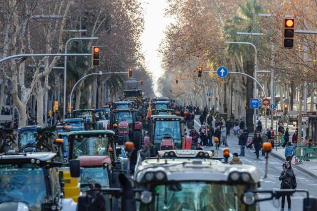 Pagesos tractors Barcelona, dinar / Carlos Baglietto Pagesos tractors Barcelona, dinar / Carlos Baglietto