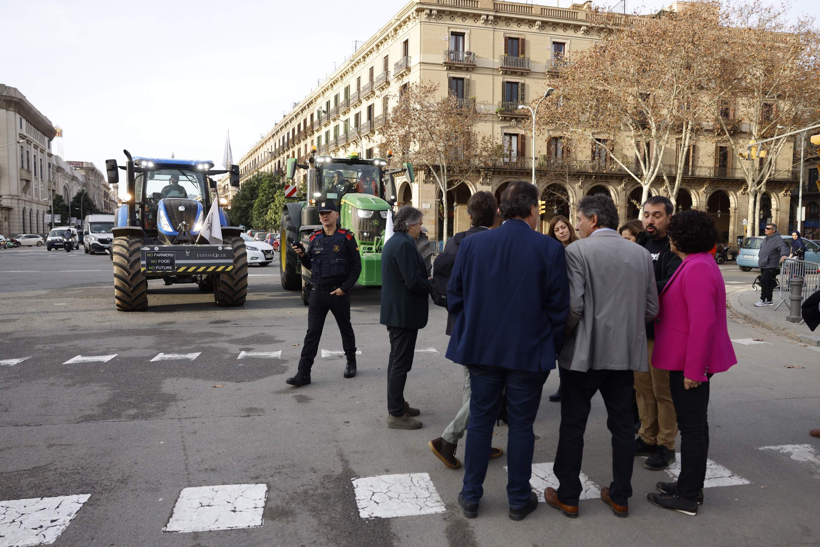 La protesta dels pagesos es trasllada al Parlament