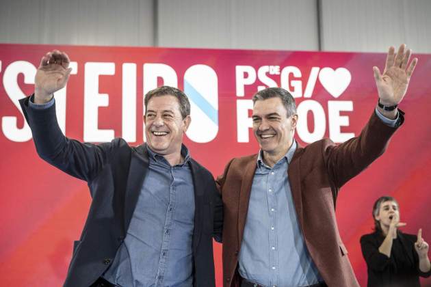 Besteiro i Sánchez Galícia EFE Besteiro i Sánchez Galícia EFE