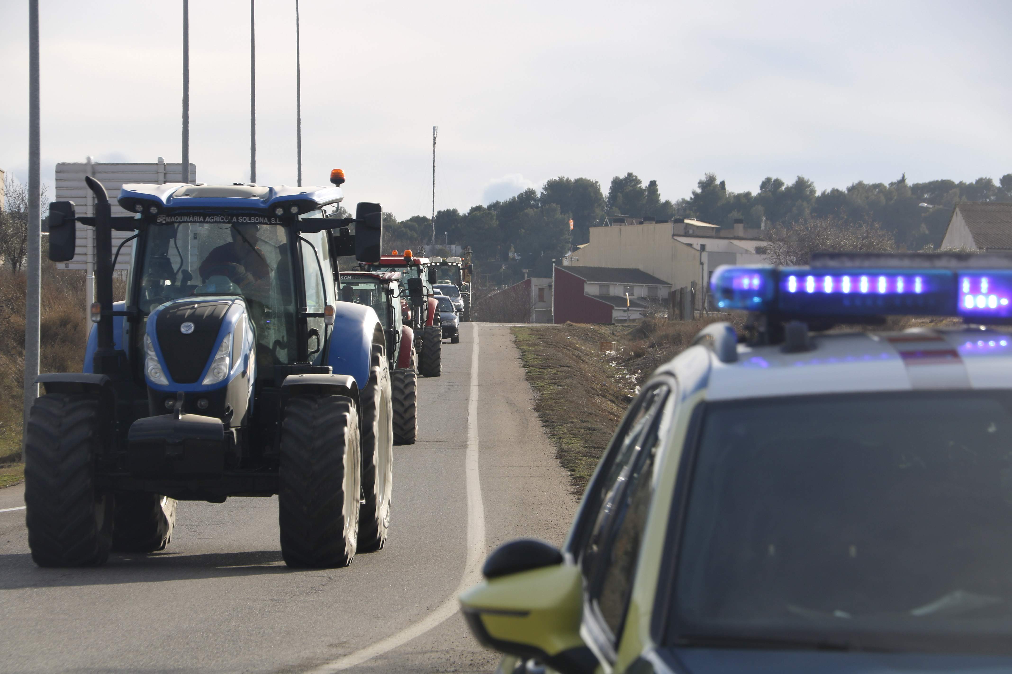 Alerta de tráfico: complicaciones en las carreteras a causa de las protestas de los agricultores