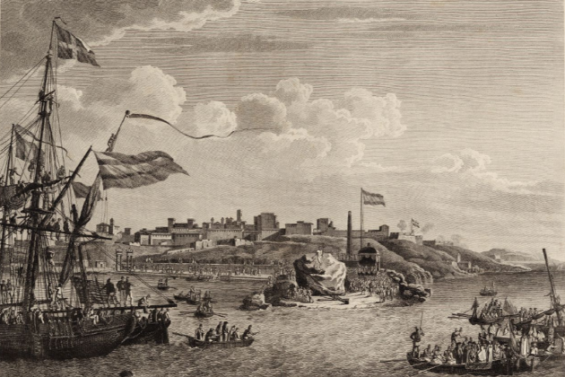 Port de Tarragona (1802). Font Cartoteca de Catalunya