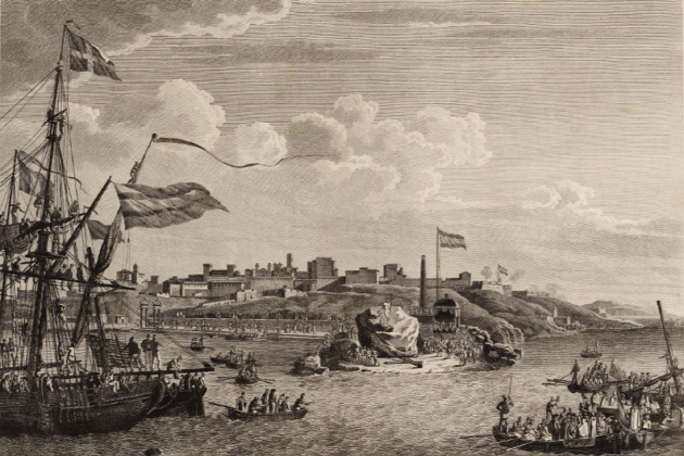 Puerto de Tarragona (1802). Fuente Cartoteca de Catalunya Puerto de Tarragona (1802). Fuente Cartoteca de Catalunya