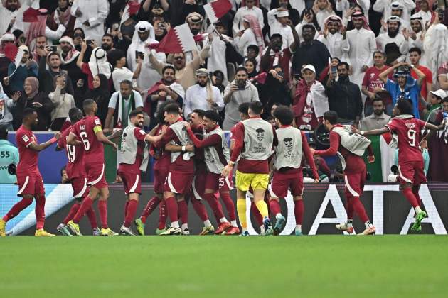 Qatar celebración Copa Asia / Foto: EFE Qatar celebración Copa Asia / Foto: EFE
