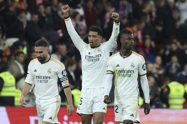 Jude Bellingham celebración gol Real Madrid / Foto: EFE Jude Bellingham celebración gol Real Madrid / Foto: EFE