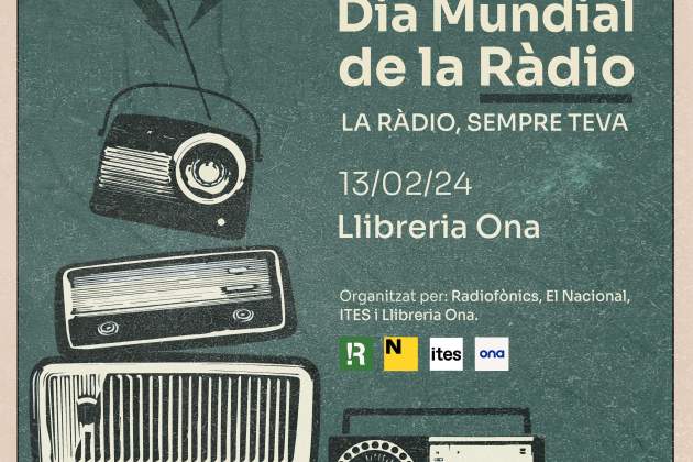 Cartel día mundial de la radio Radiofónicos y El Nacional