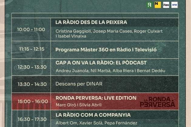 Programa Dia Mundial de la Ràdio Radiofònics i El Nacional