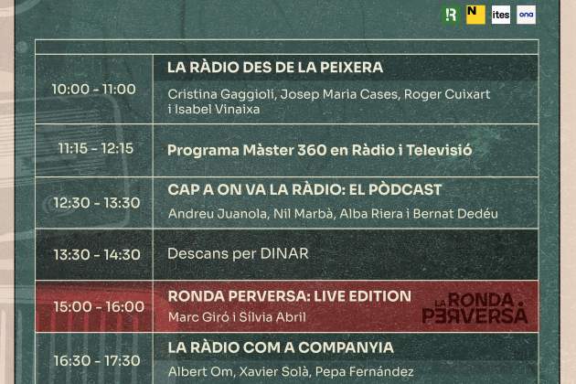 Programa Dia Mundial de la Ràdio Radiofònics i El Nacional Programa Dia Mundial de la Ràdio Radiofònics i El Nacional