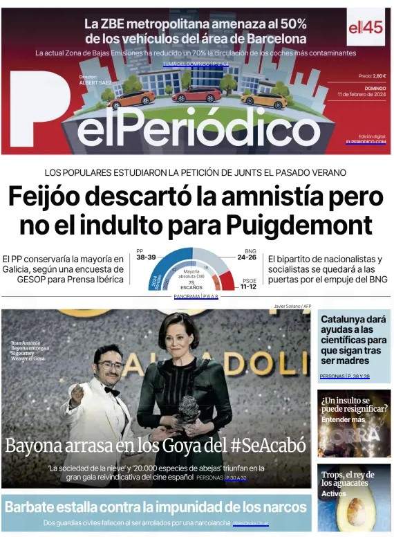 Portada El Periódico