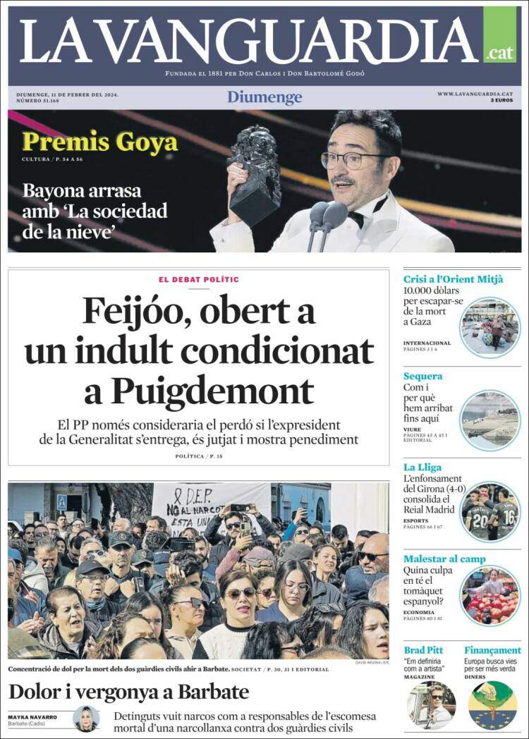 Portada La Vanguardia