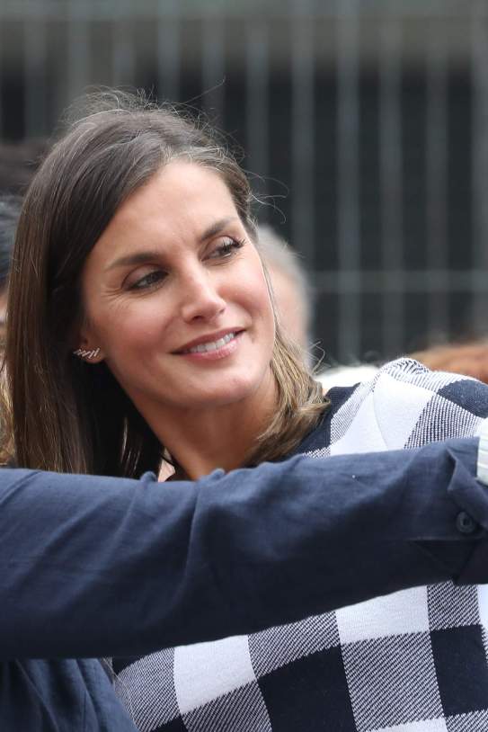 Letizia se grava en móvil GTRES