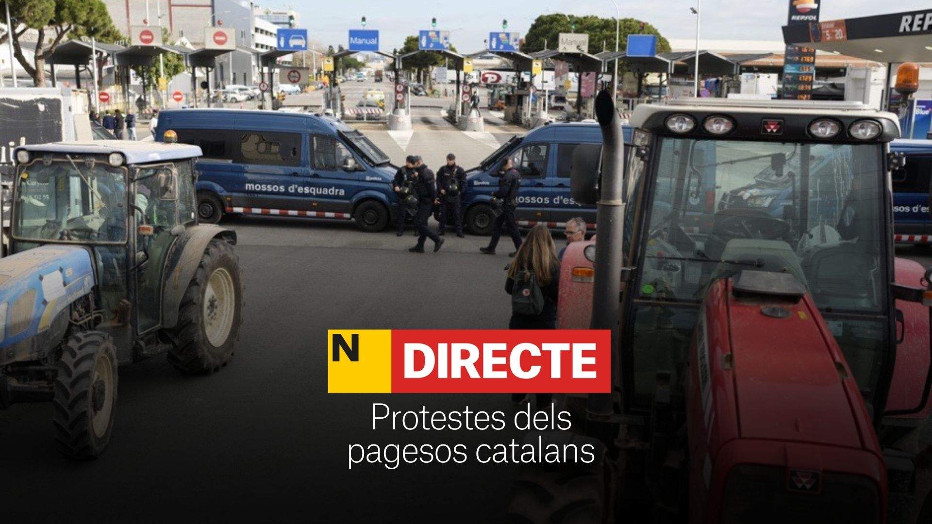 Vaga dels agricultors a Catalunya, DIRECTE | Tractors, protestes i última hora