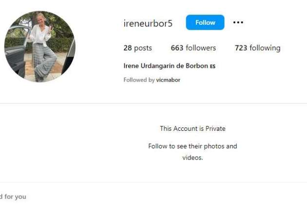 Instagram Irene Urdangarin Borbón