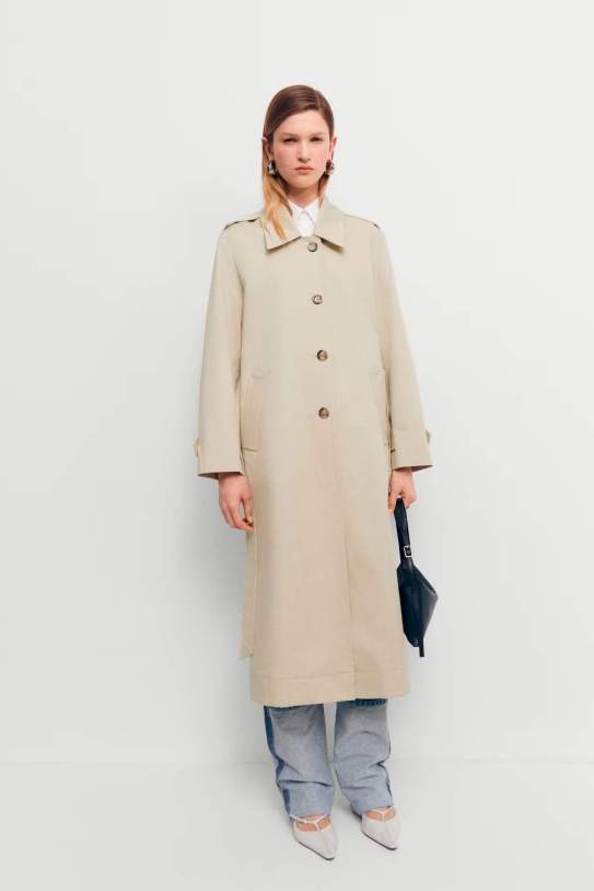 Trench cotó coll camisero1 Trench cotó coll camisero1