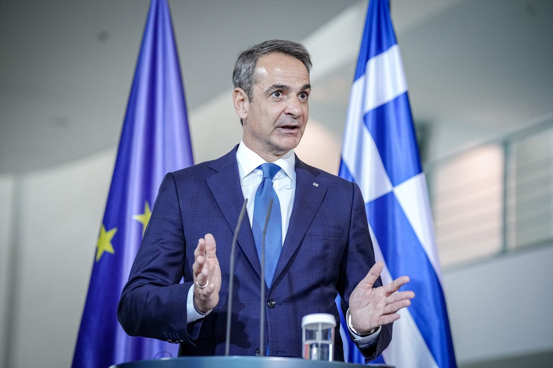 Mitsotakis Kay Nietfeld (DPA) Mitsotakis Kay Nietfeld (DPA)