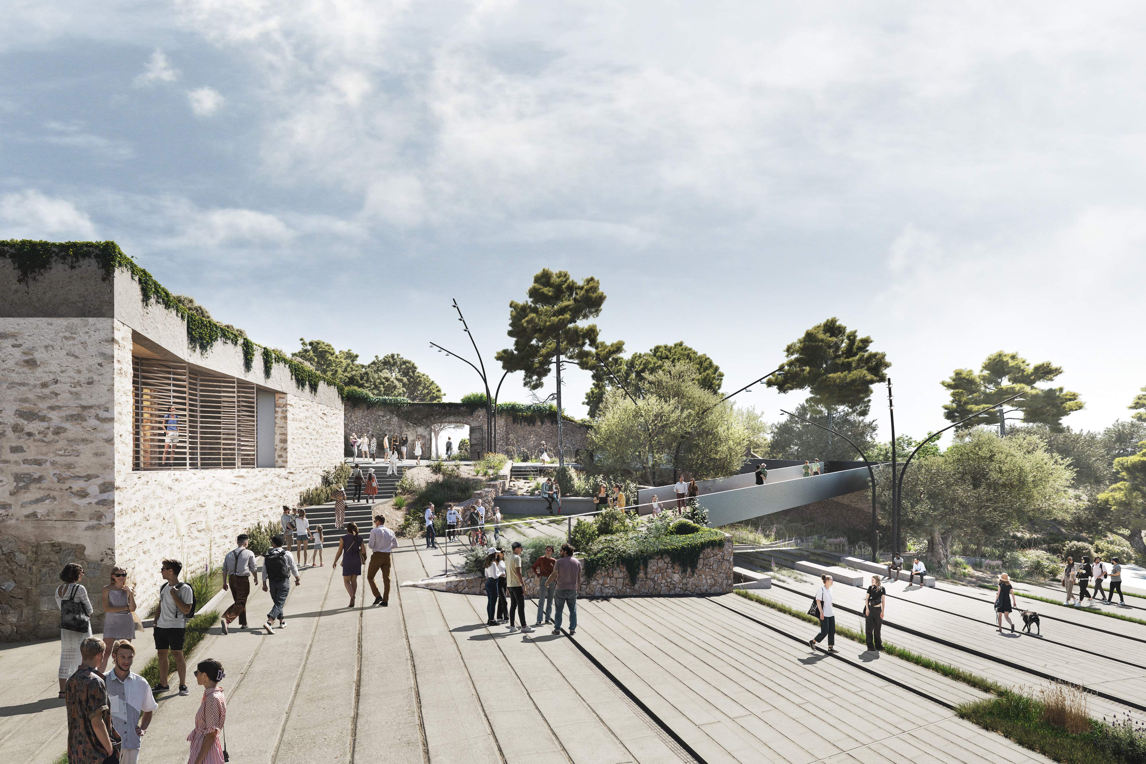 Així és el projecte per adequar l’entorn del Park Güell per l’avinguda del Coll del Portell