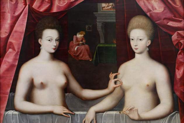 Gabriela y su hermana. Fuente Museo del Louvre Gabriela y su hermana. Fuente Museo del Louvre