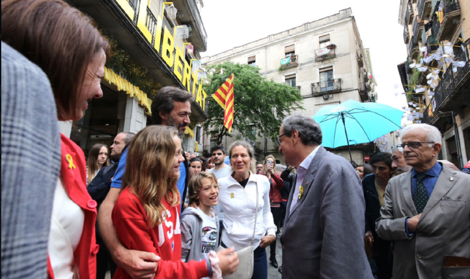 Girona, Temps de Flors, la primera visita de Quim Torra después de formarGovern